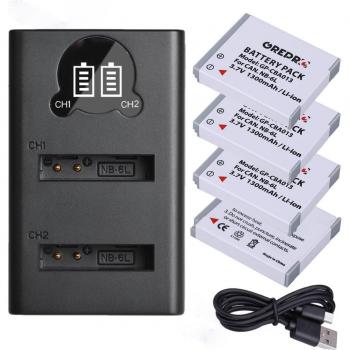 Cargador compatible Canon NB-6L