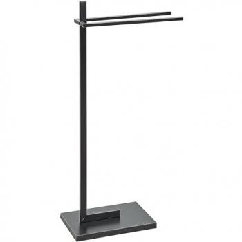 Selva Black Steel Toallero de Pie