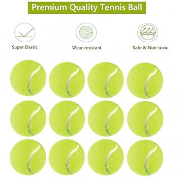 Pack 12 Balles Tennis Élasticité – Pratique Pro & Amateurs