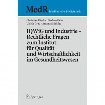 Vitalsource Technologies, Inc. Iqwig Und Industrie  Rechtliche Fragen Zum Institut Fur Qualitat Und Wi