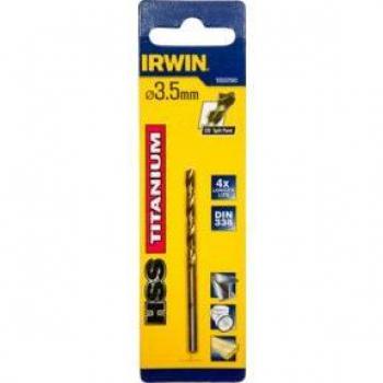 IRWIN® HSS Pro TiN Coated Drill Bit 3.5mm OL:70mm WL39mm