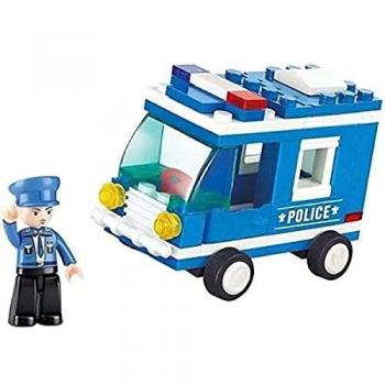 Set de construction Sluban M38‑B0177 : mini-voiture de police