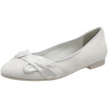 MARCO TOZZI Damen 22101 Geschlossene Ballerinas, Grau (Lt.Grey Comb), 42 EU