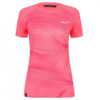 Seceda Dry T-shirt Salewa – Rose Corail – Manche Courte – Taille 42
