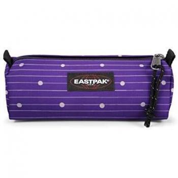 Eastpak BENCHMARK SINGLE Astuccio, 20 cm, Viola (Strisce Piccole)