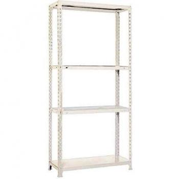 Estantería sin tornillos metálica Ecoclick blanca mini 4/40