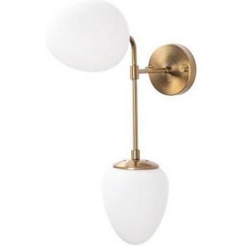 Lámpara Decorativa de Pared 15x35x46 cm, Oro Cobrizo