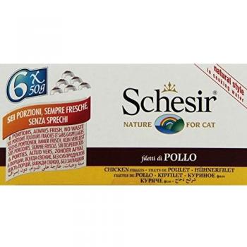 Schesir Poulet et Riz au Naturel Multipack 6 Unités