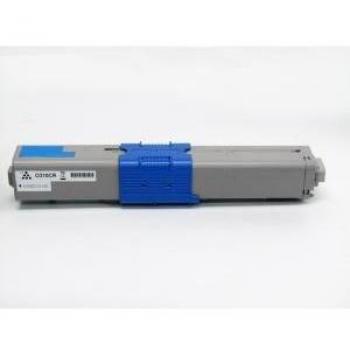 Remanufactured OKI C310C Cyan 44469706 Toner