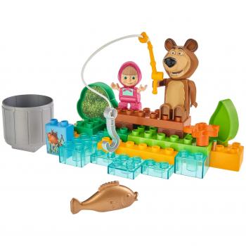 PlayBIG Bloxx: Masha & Der Bär – Fische fangen