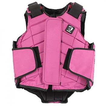 Veste anti‑impact enfant Horka Flexplus – Rose – Taille XL – Niveau de protection 3 selon EN 13158 : 2018