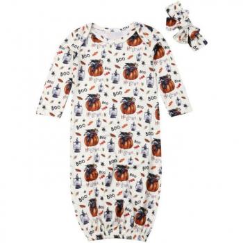 Focusnorm 0-6M Halloween Baby Blanket Swaddle Set