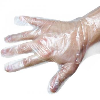 100pcs Plastic Gloves for Food Preparation