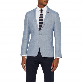 Roy Robson Herren Anzugjacke, Slim Fit, Blau (H450), 48