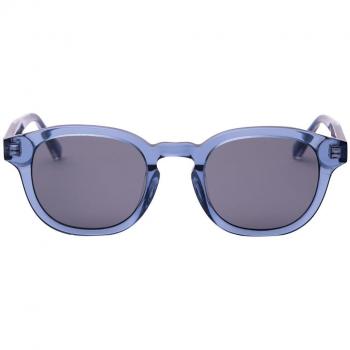 Messy Weekend Bille 49 mm Transp. Blau‑Grau Sonnenbrille für Männer