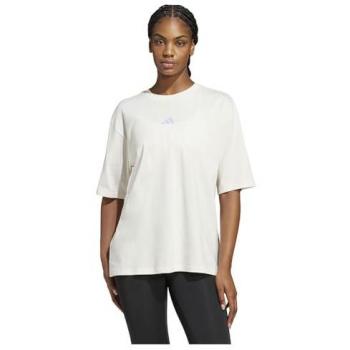 Adidas Women's Yoga Graphic SS Top Chalk White L