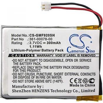 Batteria orologio GPS 3.7V 300mAh per GARMIN Forerunner 920XT