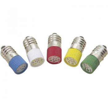 LED Indicatori 6V Bianco E10 18mA