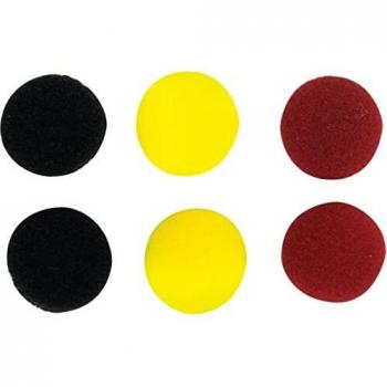 Colorful 18mm Earbud Replacement Cushions (3 Pairs)