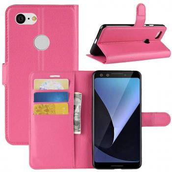 Lapinette Dual‑Color Wallet Cover (White & Pink) for Pixel 3
