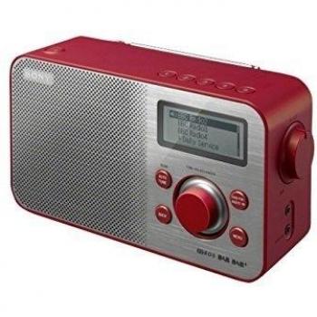 Sony XDR‑S60: Radio Digital RGB Rojo