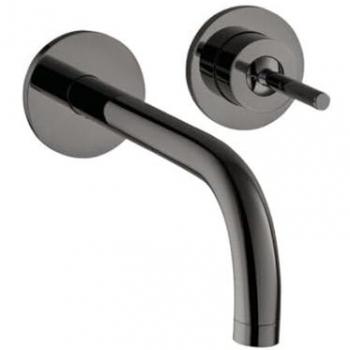 Mitigeur encastré Hansgrohe Axor Uno, poignée à épingle, chrome noir poli