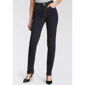 Damen Gerade Jeans MAC Melanie-Heart 40/30 Rinsed Wash
