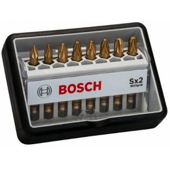 Bosch 8-teiliges Schrauberbit-Set Robust Line Sx Max Grip
