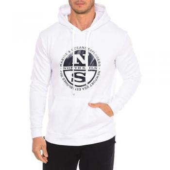 Felpa Uomo XXL Con Cappuccio White 9022980