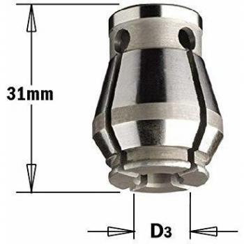 CMT Orange Tools CMT 124.080.00-Pince biconique pour mandrin 123 d=8