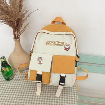 Mochila DCIMOR NAILON PARA MUJER con Bolsa Frontales