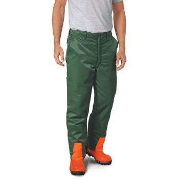 Grün: Novotex Isomat Forstschutz-Bundhose, EN 381 Klasse 1, 27 cm
