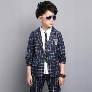 Boys' Formal Attire 2-Piece Set for Dance and Performance, Ages 4-12, 2022