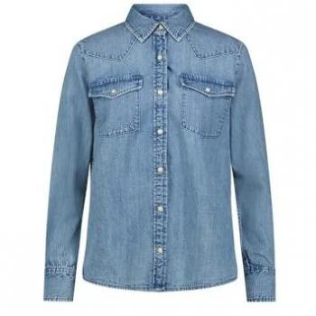 Camicia Lee 112355108 Blu Regular Western M