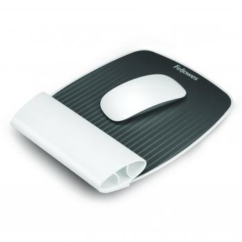 Tapetino Per Mouse Con Poggiapolsi Oscillante Fellowes 9314802 Wrist Rocker I-Spire Series Bianco