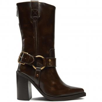 Mya Mae Bronx Stiefeletten aus gebürstetem Leder