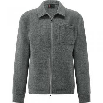 JON Club of Gents Reißverschlussjacke – Silber, Größe M