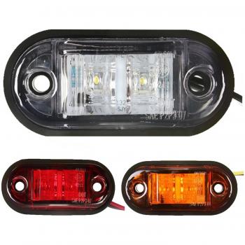 Iluminación de Posición Roja 2 LED 12V/24V