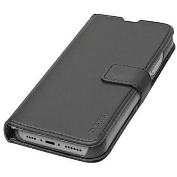 Bumper étui porte-monnaie noir pour iPhone 15 Pro Max (6,7)