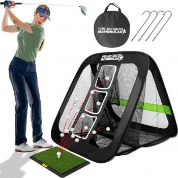 Red de práctica de golf de aproximación cuadrada