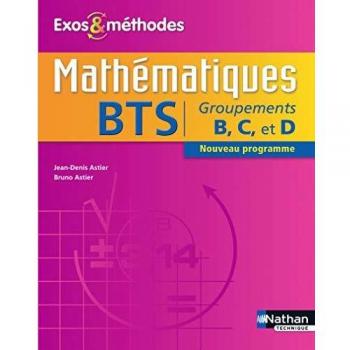 Mathématiques BTS groupements B, C et D