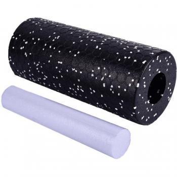 2 Piece Foam Roller Set for Myofascial Release and Muscle Relaxation