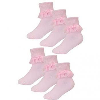 Frilly Lace Cotton Socks for Baby Girls