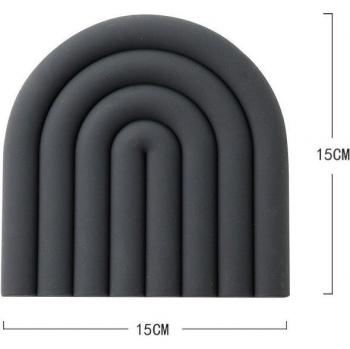 Support de casserole en silicone couleur vive