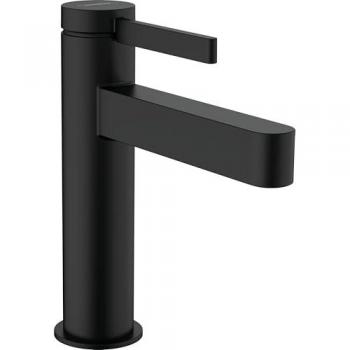 Mitigeur de lavabo Hansgrohe Finoris avec tirants et vidage noir mat 76020670
