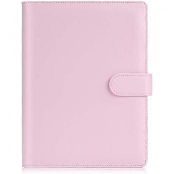 Organizador A5 de 6 anillos con cubierta de cuero sintético