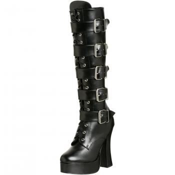 Bottes Pleaser Electra 2042 Similicuir Noir Taille 40