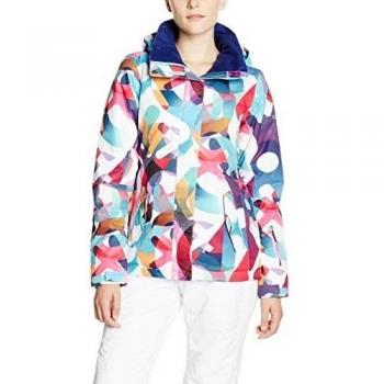 Manteo Nevado Colorido Mujer