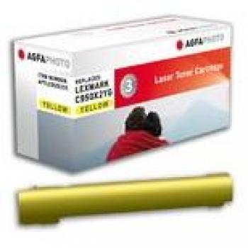AgfaPhoto APTLC950X2YE Druckerpatrone in Gelb für Lexmark C950