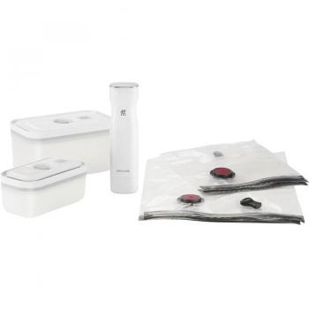 ZWILLING Fresh & Save Vakuumier-Set, Kunststoff / S/M, 7-tlg, Weiß